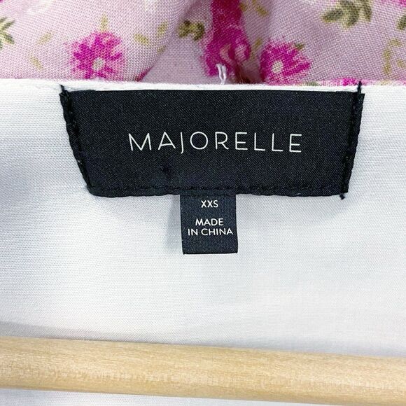 Revolve Majorelle Chrissa Top in Mauve Ditsy XXS Pink Feminine Flirty Floral - Picture 5 of 12